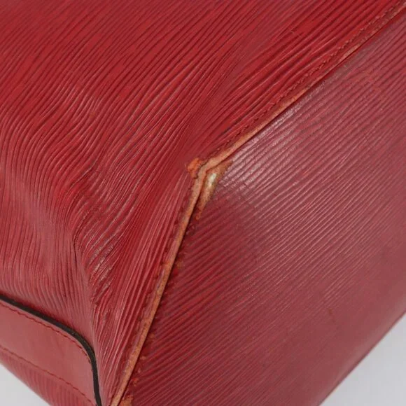 Authentic LOUIS VUITTON Epi Sac Depaule GM Shoulder Bag Red M80197 LV - Picture 6 of 16